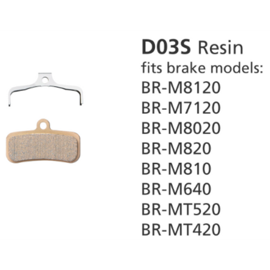 BR-M8120 D03S Resin 4 Piston w/o fin